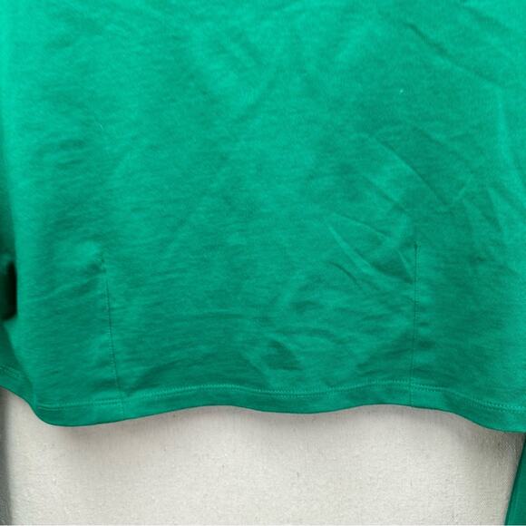 Aritza Wilfred Green Enzo Smocked Cuff Long Sleeve Crop Top Size Large Cotton
⁩ - Picture 7 of 14